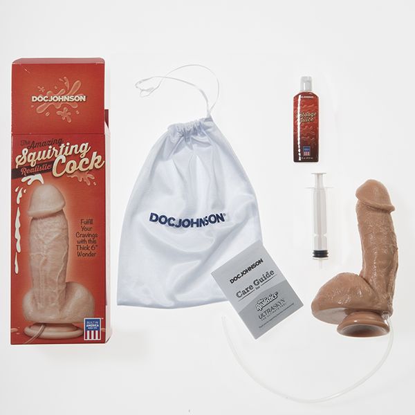 Doc Johnson El Increíble Realista Squirting Cock