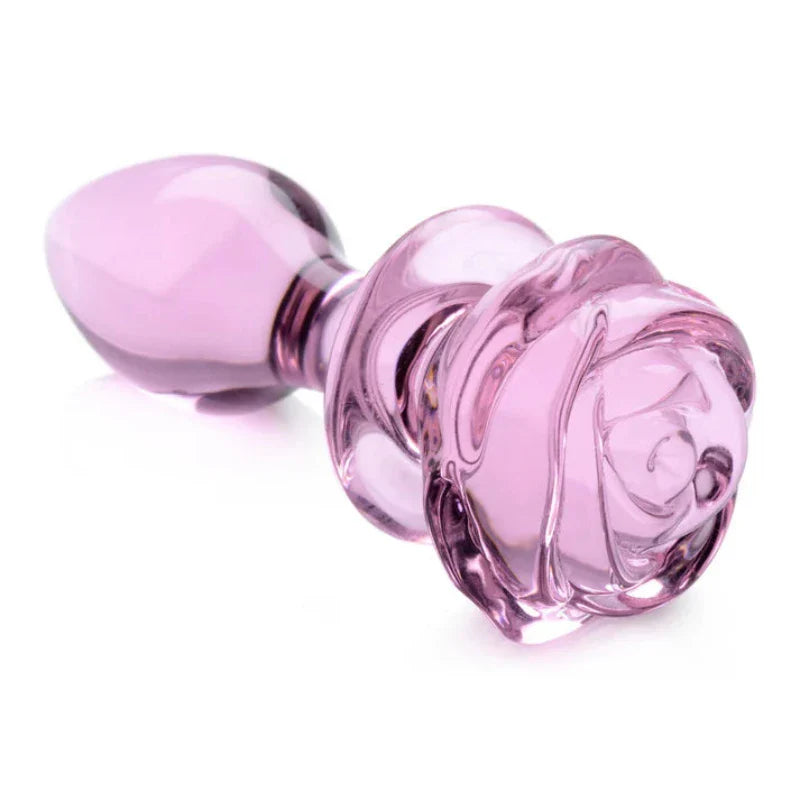 Entrenador Anal De Cristal Rosa Mediano