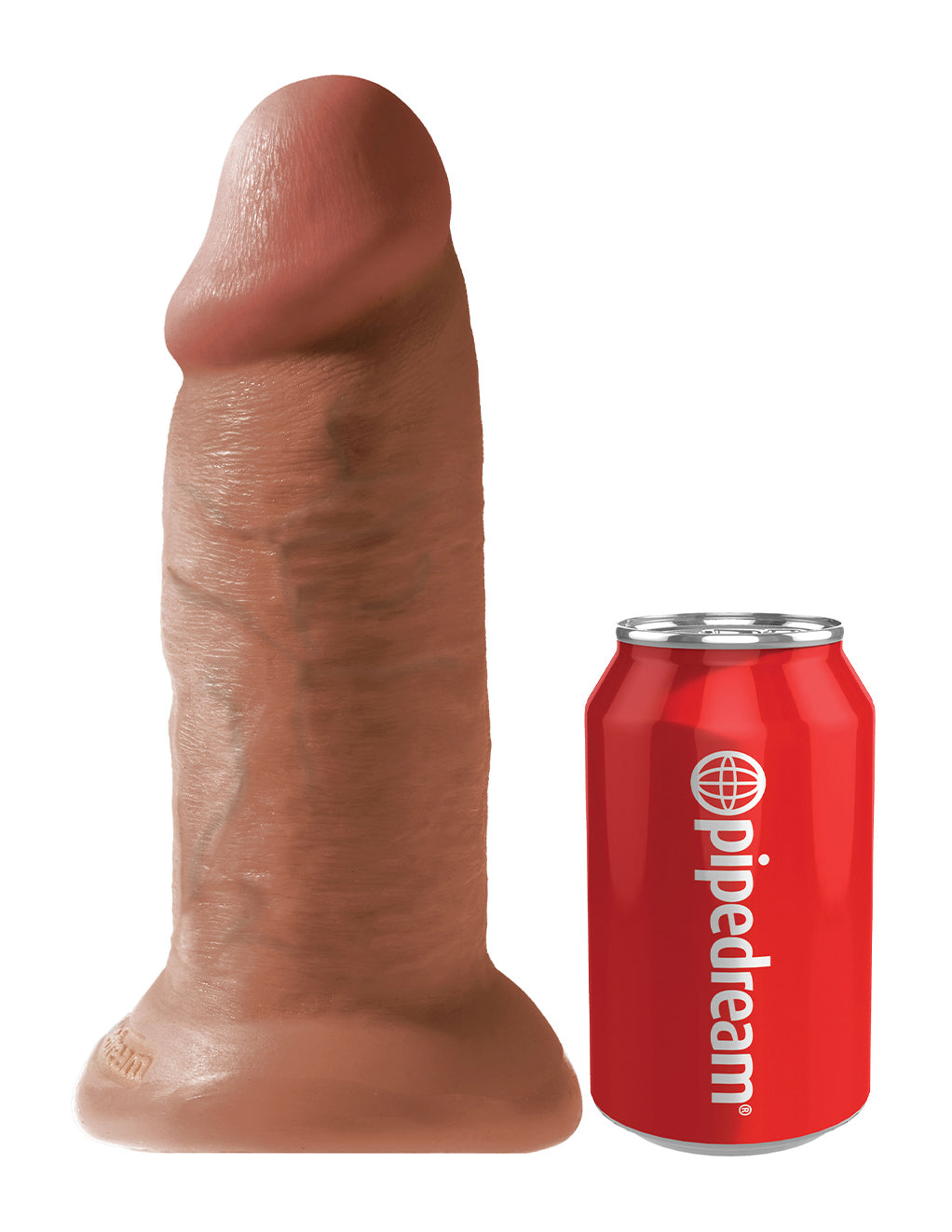 King Cock 10" Chubby Dildo- Sized by can