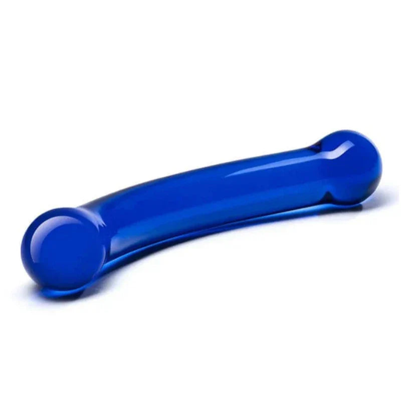 Consolador De Vidrio Curvado De 6"