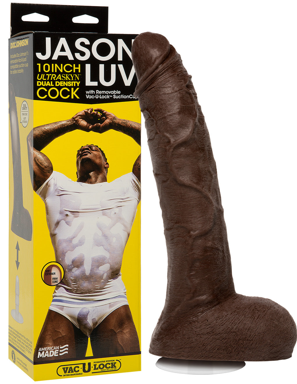 Jason Luv 10 Inch Ultraskyn Cock- Front- Main image