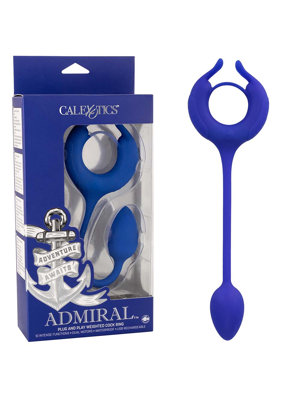 Admiral Plug & Play Weighted Cock Ring- With Box