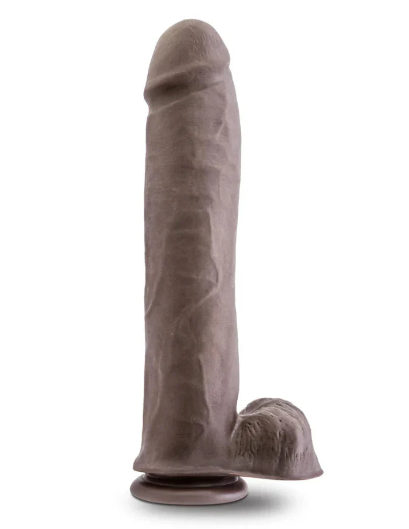 Consolador Big John 11.5" Chocolate