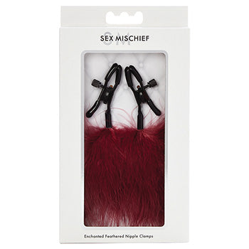 Pinzas Para Pezones Con Plumas S&M