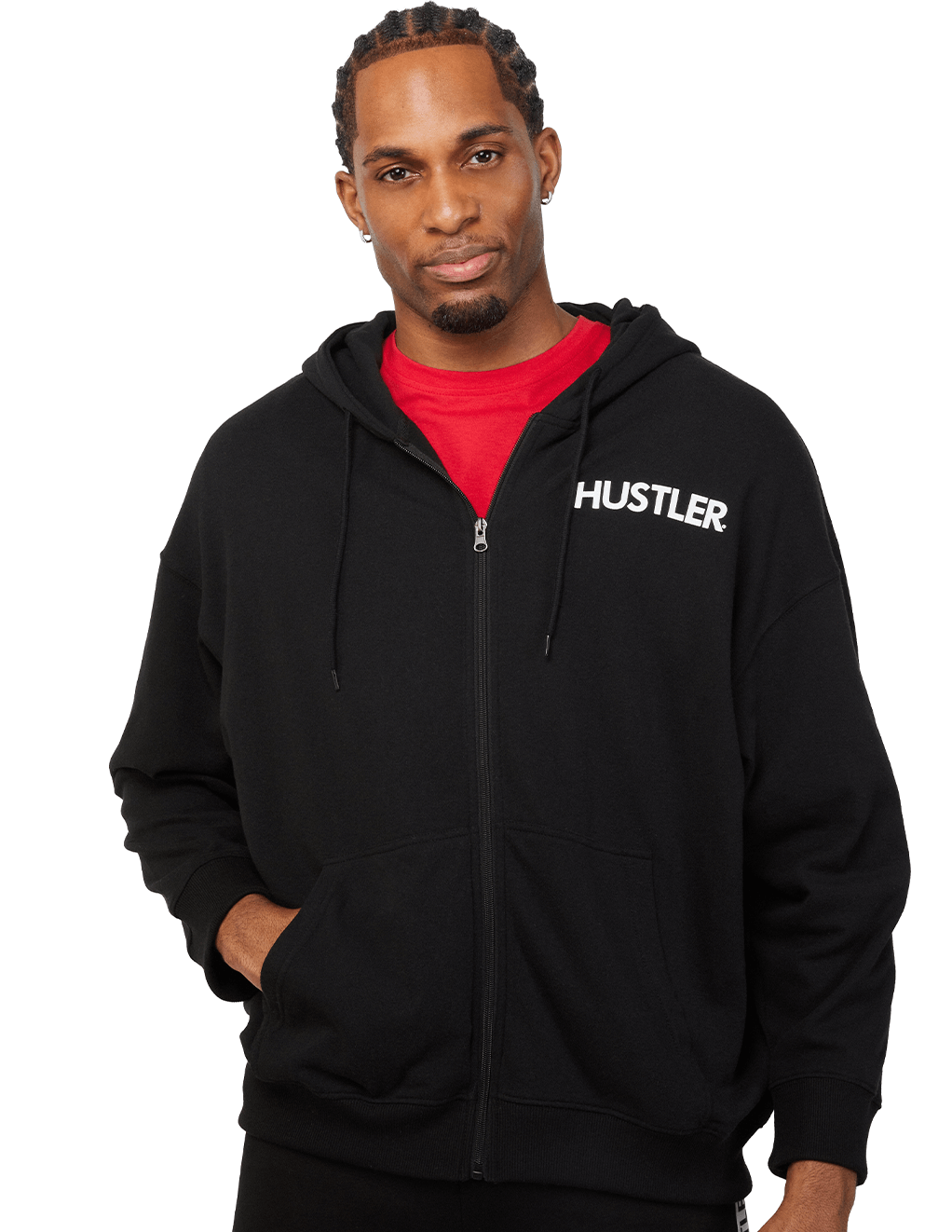 Hustler Classic Logo Zip Hoodie