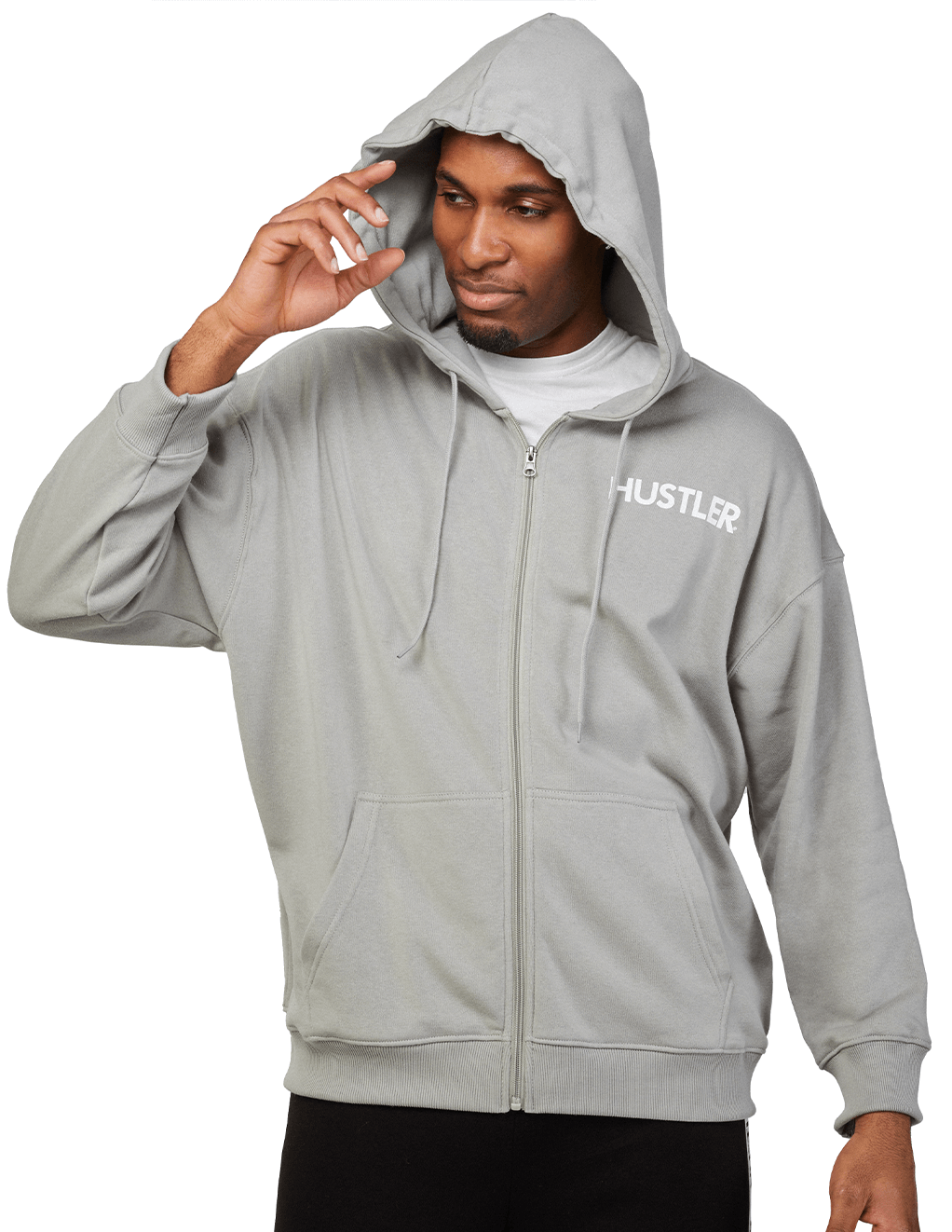Hustler Classic Logo Zip Hoodie