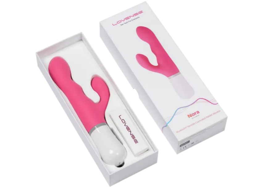 Vibrador De Conejo Original Con Bluetooth Y Cabeza Giratoria Lovense Nora Bluetooth Rabbit Vibrator
