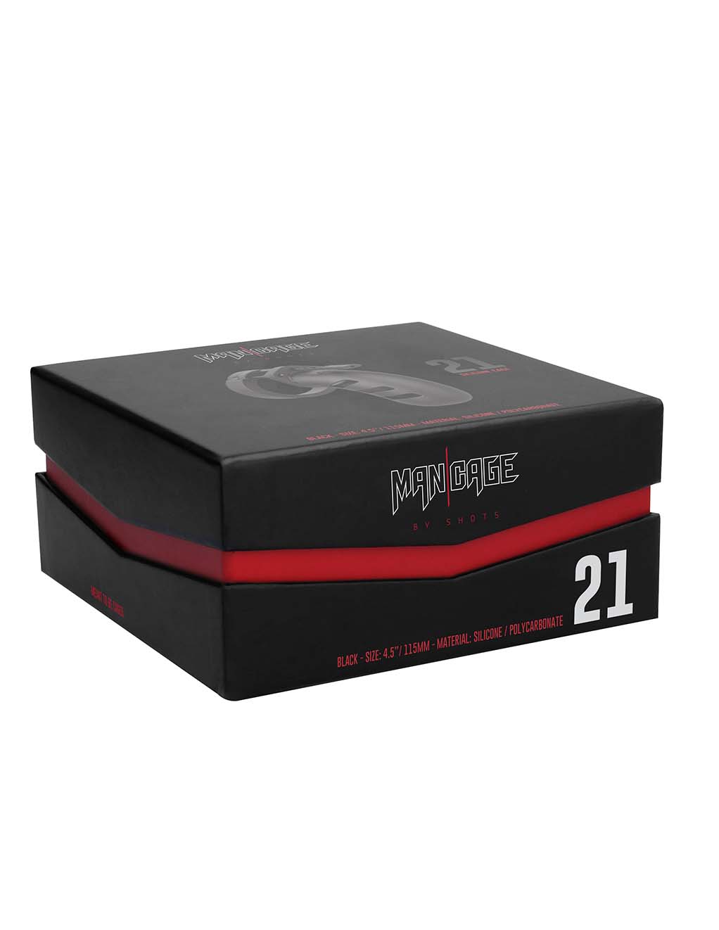ManCage Model 21 Silicone Cock Cage 4.5"- Box