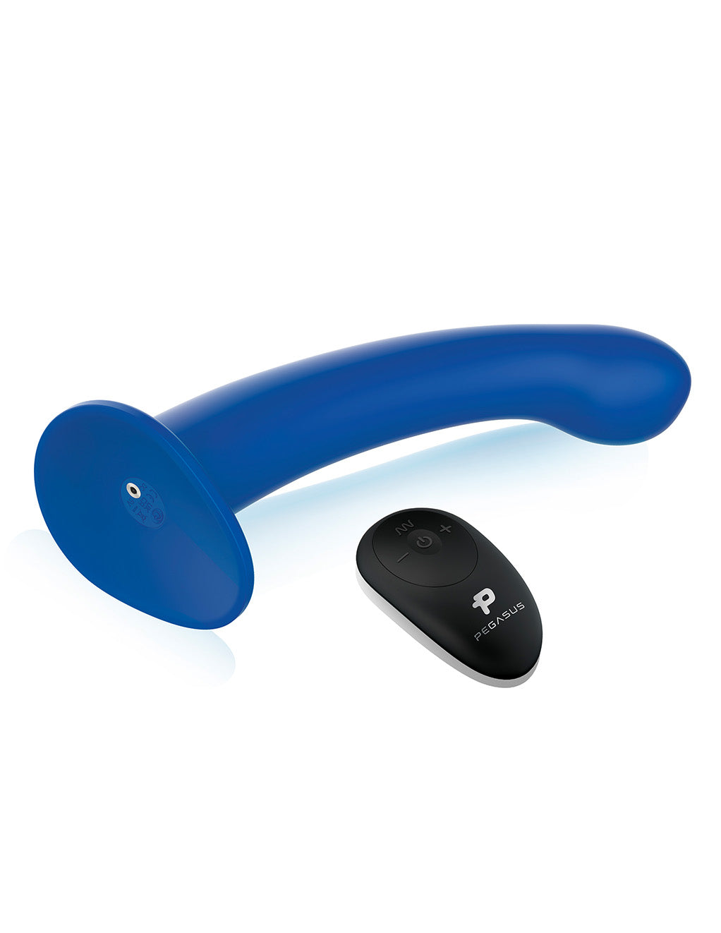 Pegasus 8" P-Spot & G-Spot Peg Strap-On Set- Bottom of dildo