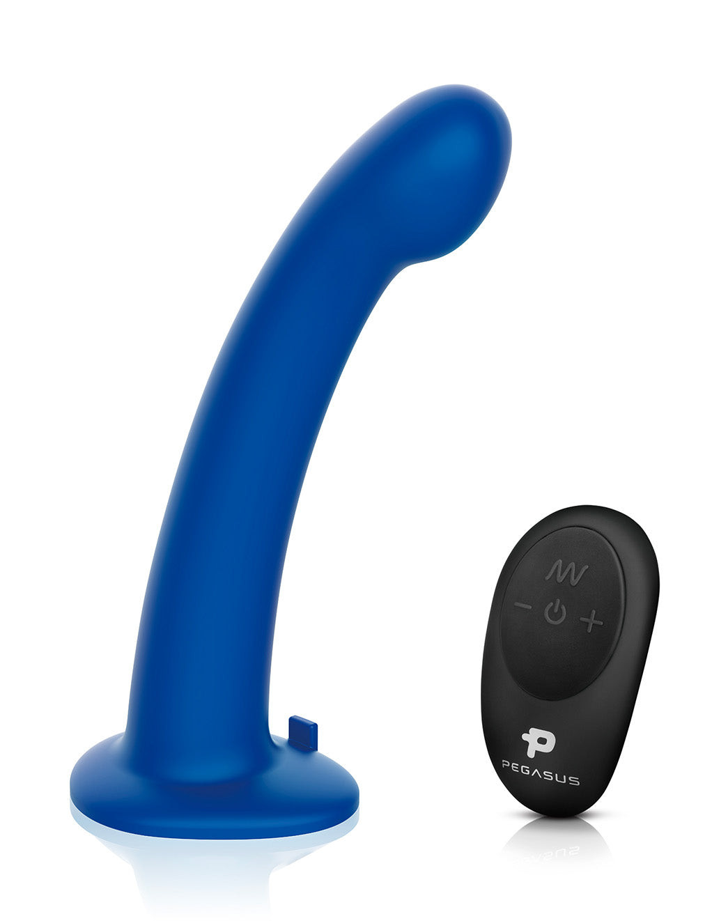 Pegasus 8" P-Spot & G-Spot Peg Strap-On Set- Dildo and remote