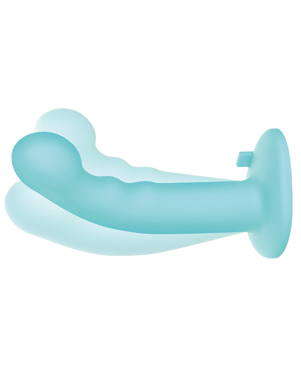 Pegasus 6" Ripple P-Spot/G-Spot Peg Strap-On Set- Flex diagram