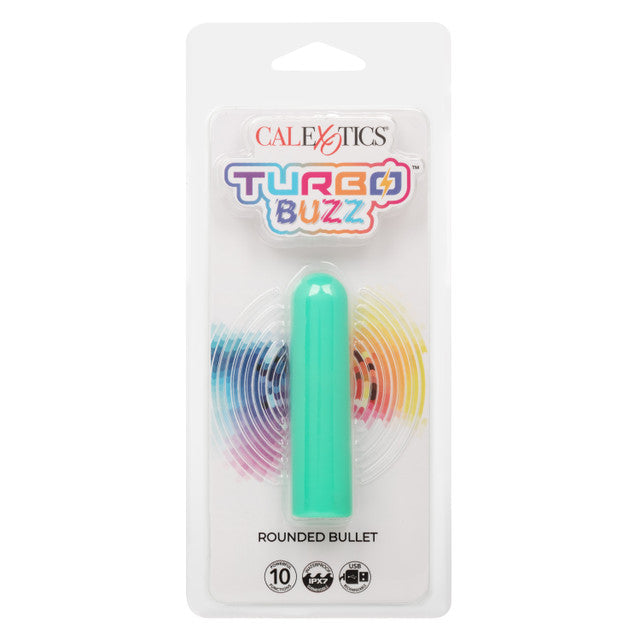 Mini Vibrador Turbo Buzz Rounded Bullet Green