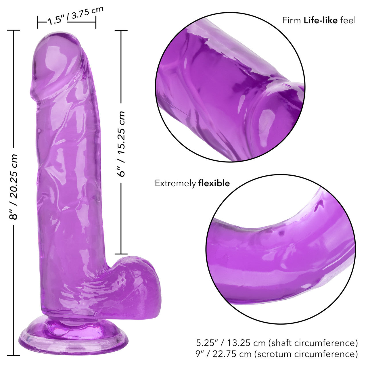 Size Queen® 6"/15.25 Cm