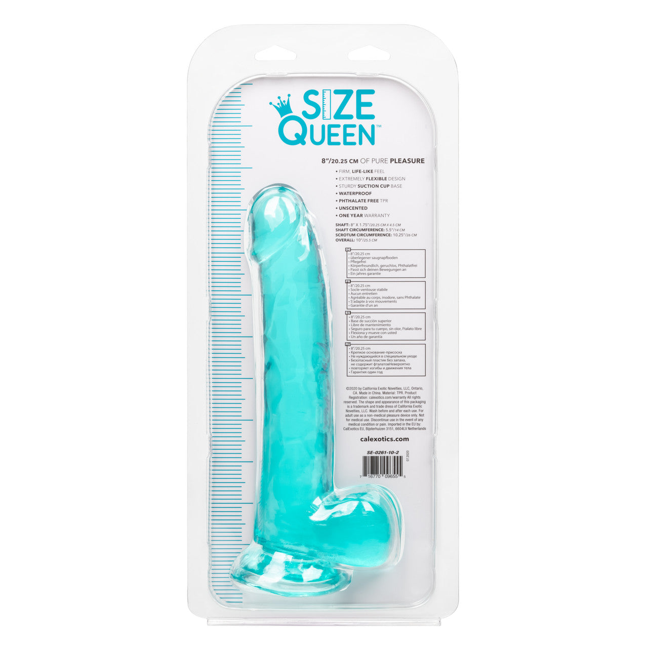 Size Queen 8"/20.25 Cm