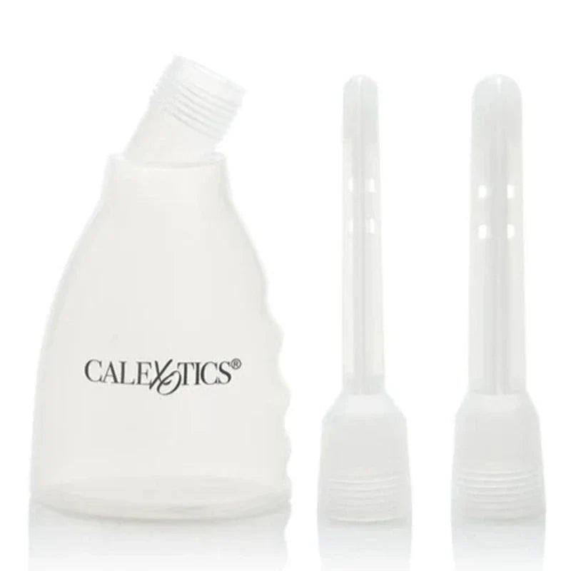 Ducha Anal Y Vaginal De 3 Piezas Ultimate Douche Anal Transparente Calexotics
