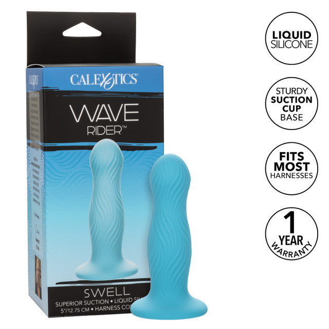Vibrador Con Textura Ondulada Wave Rider Swell