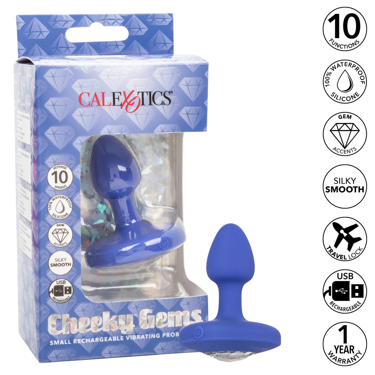 Entrenador Anal Recargable Pequeño Probe