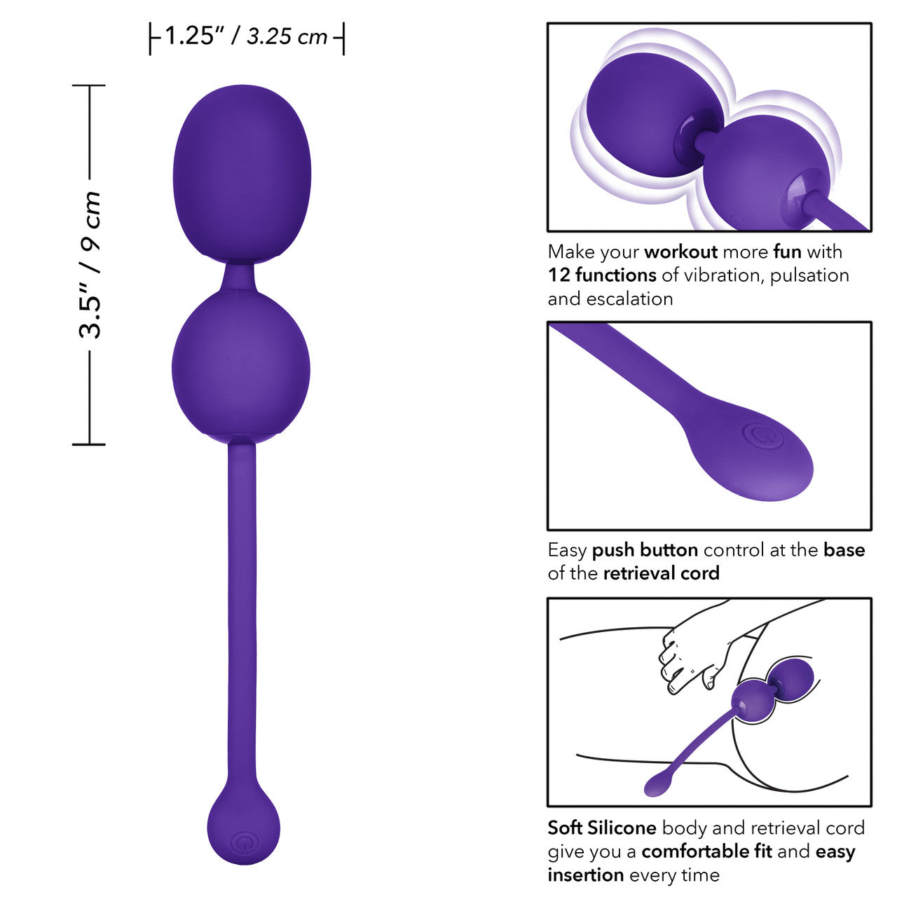 Entrenador Anal Recargable Kegel