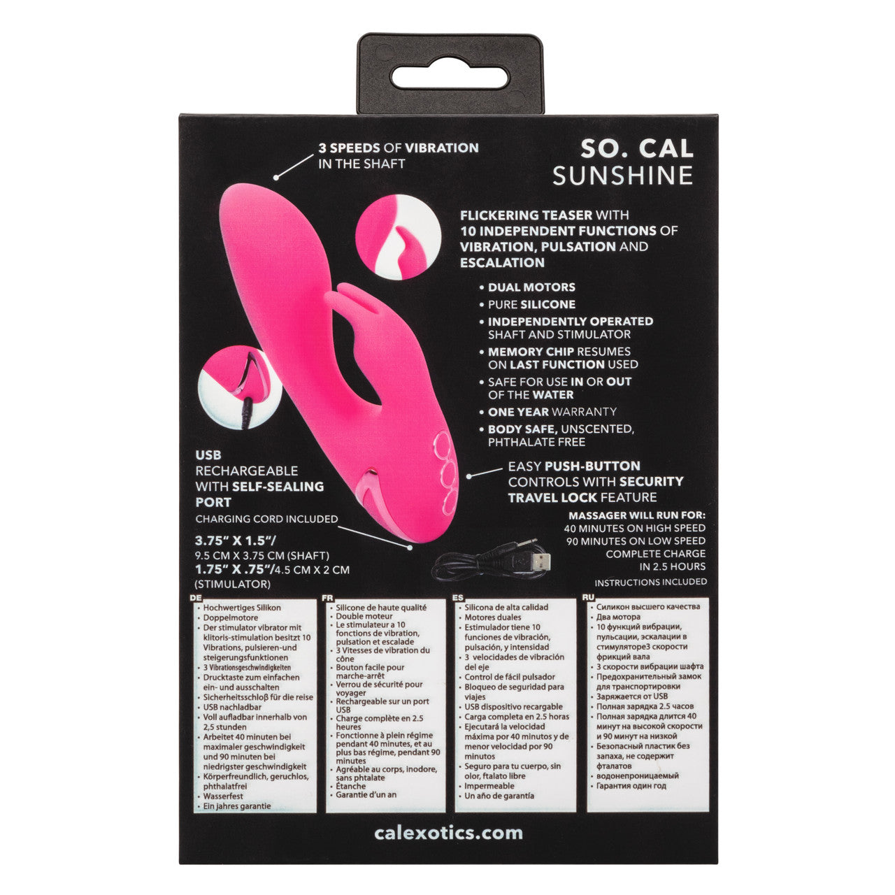 Vibrador Multiorgásmico Sunshine