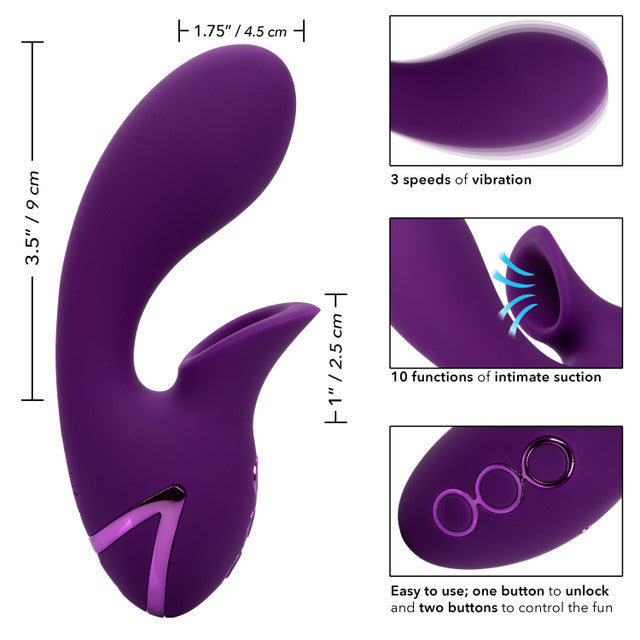 Vibrador Succionador California Dreaming Huntington Beach Heartbreaker