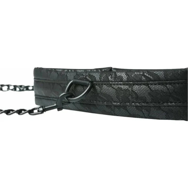 Bondage Collar Y Correa De Encaje Sincerely Sportsheets