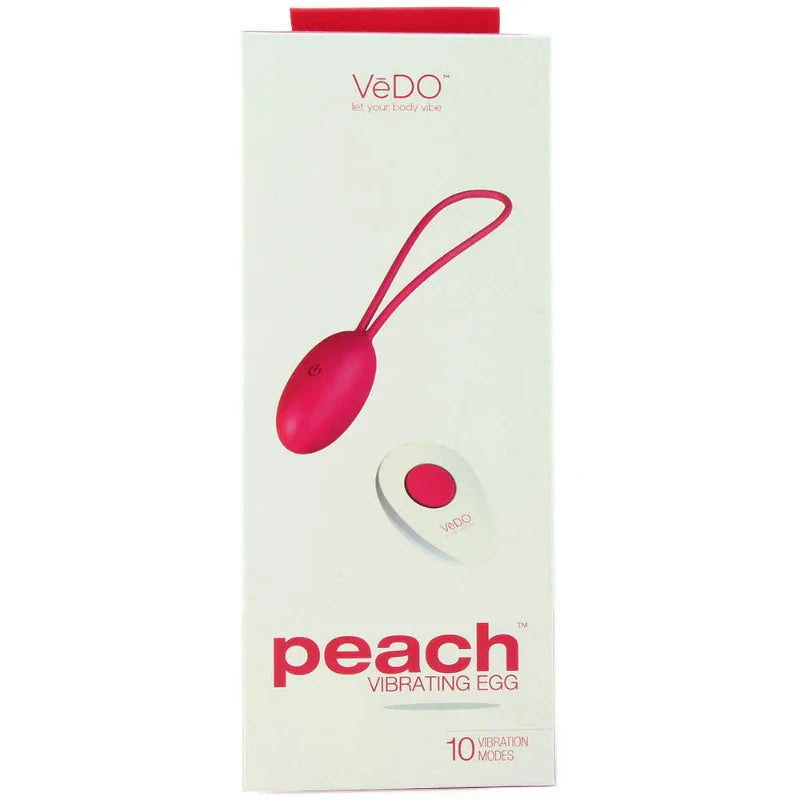 Huevo Vibrador Peach De Vedo