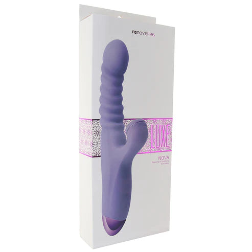 Vibrador Rabbit Con Vibración Y Empuje Luxe Nova