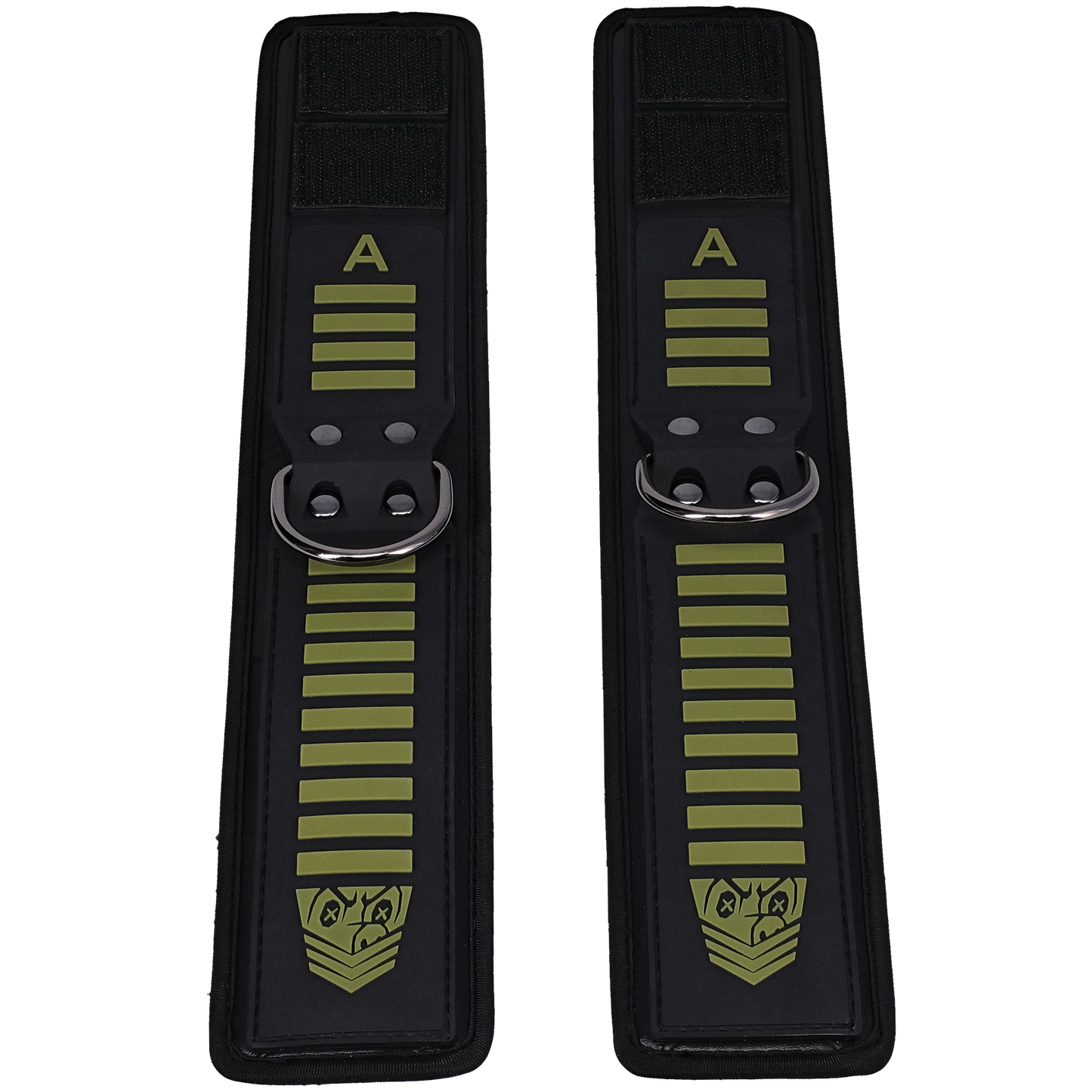 Fort Troff - Tobilleras Tácticas - Negro, Verde