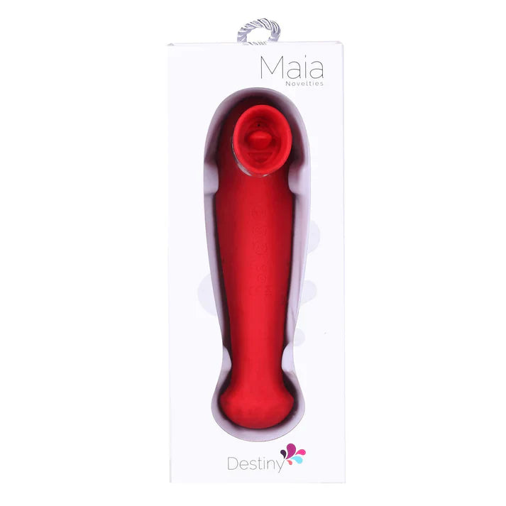 Masajeador Succionador Y Vibrador De Clitoris Maia Destiny