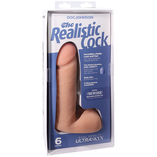 Doc Johnson La Polla Realista Ultraskyn - 6 Pulgadas