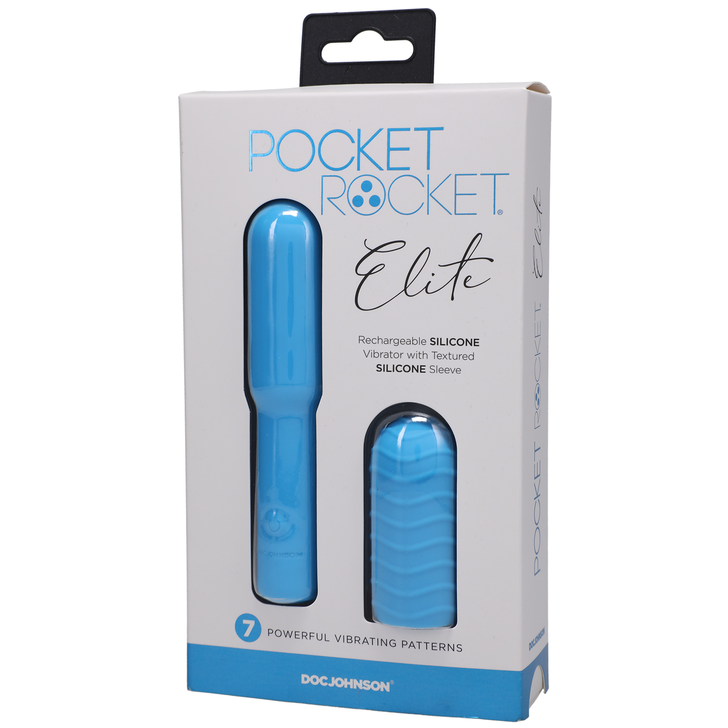 Pocket Rocket® - Elite - Recargable Con Funda Extraíble - Azul Cielo