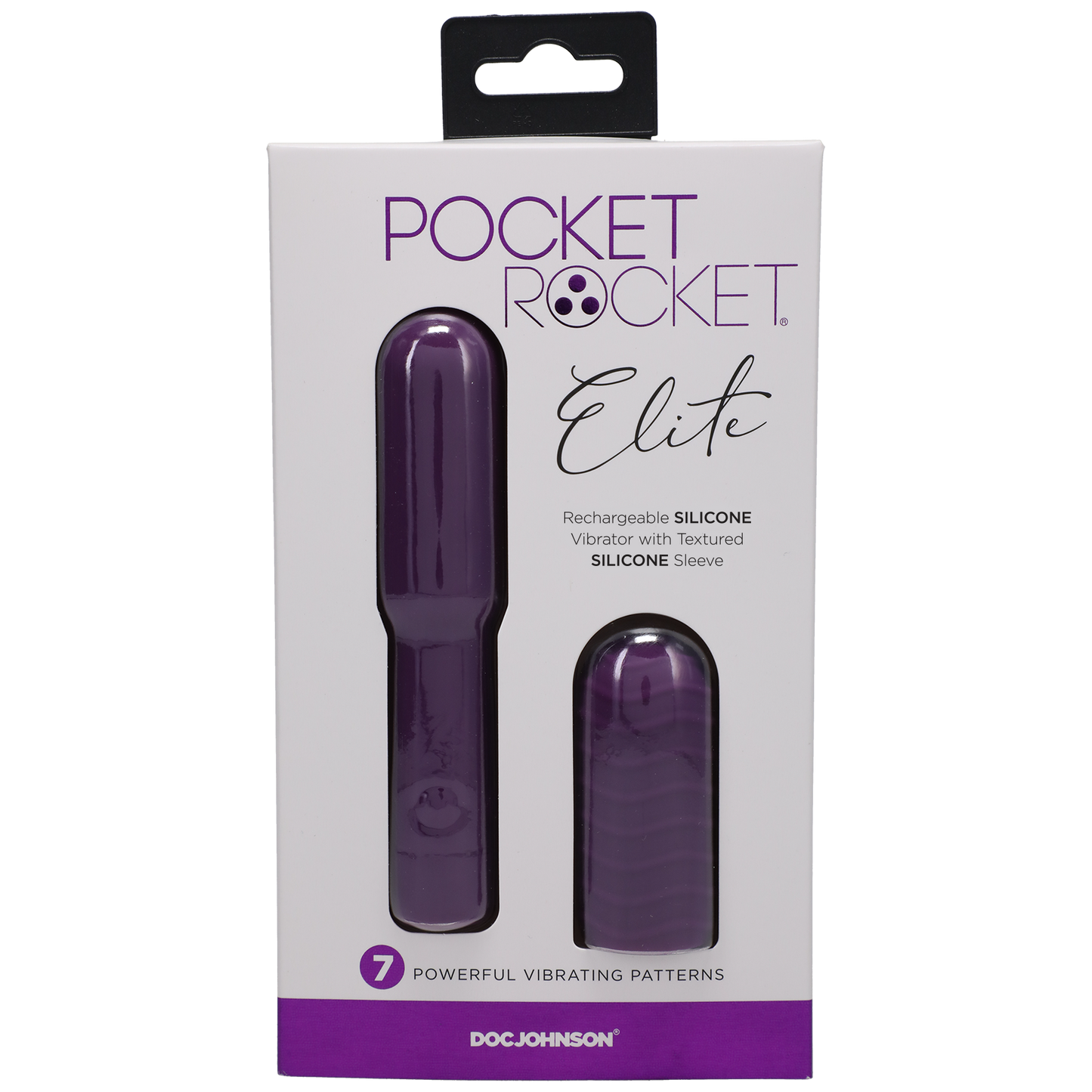 Pocket Rocket - Pocket Rocket® - Elite - Recargable Con Funda Extraíble - Morado