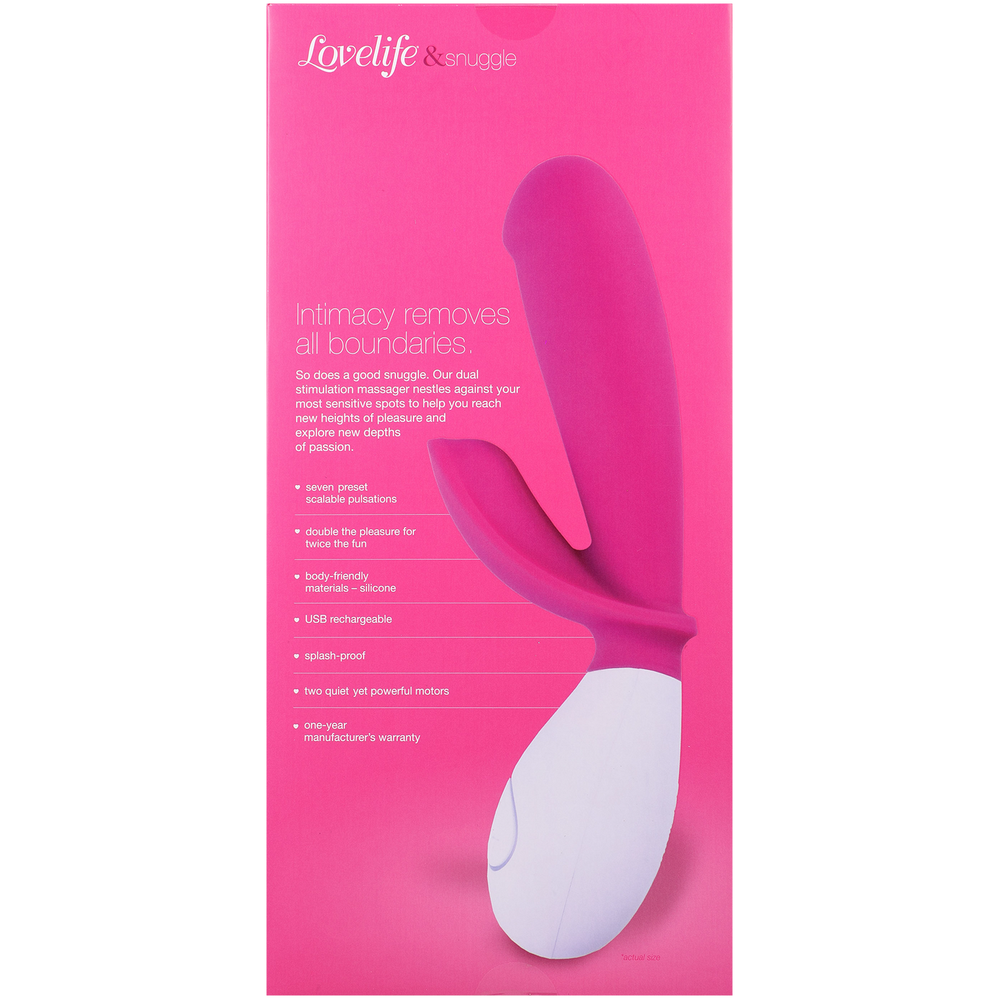 OhMiBod - Lovelife Snuggle - Rosa