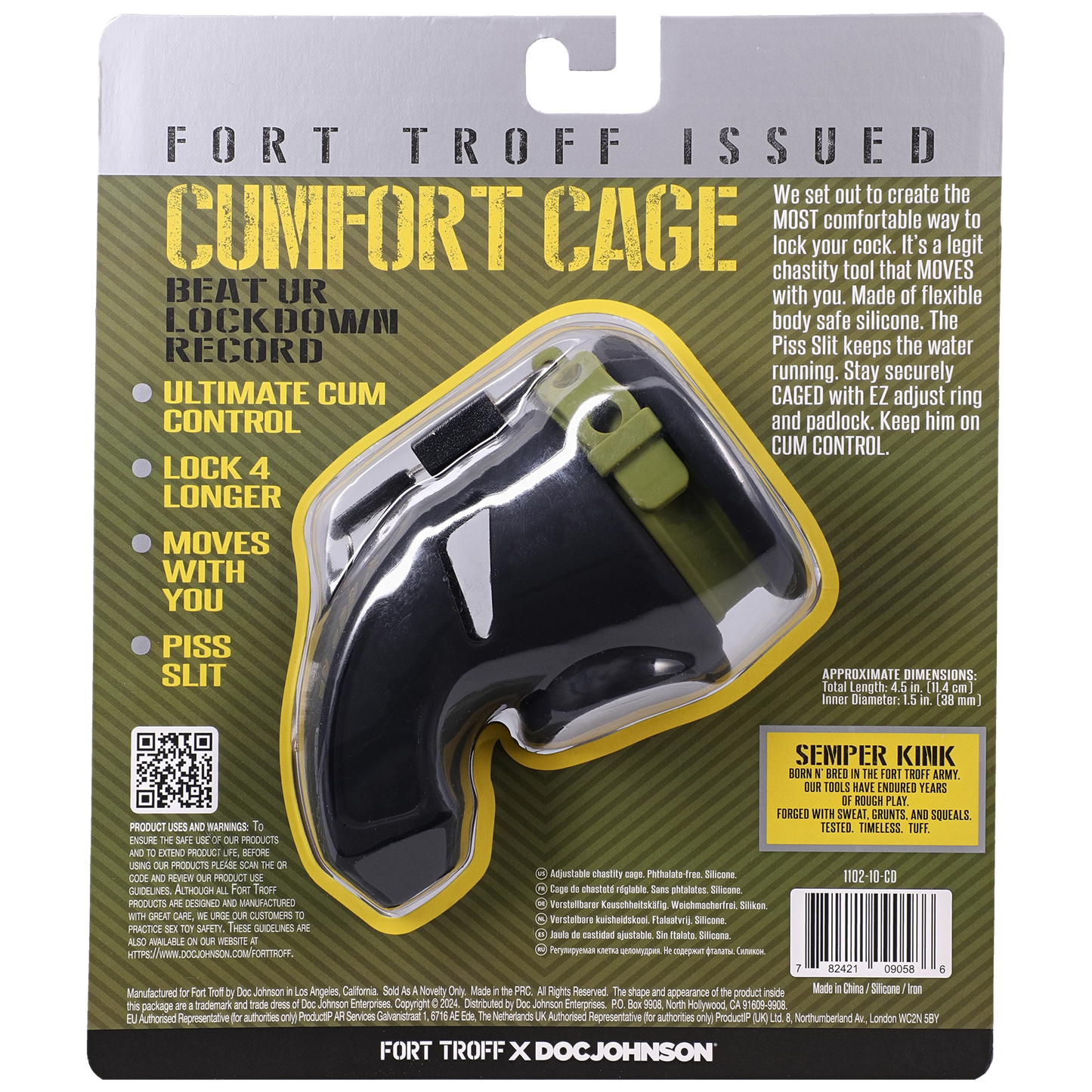 Fort Troff - Jaula CUMfort - Negro