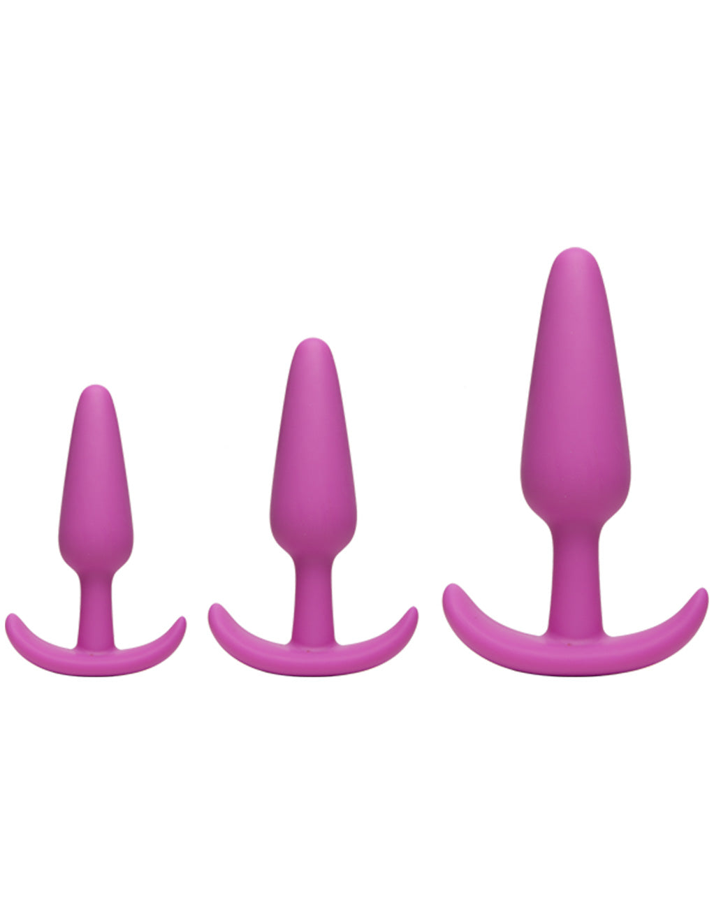 Doc Johnson Pink Mood Naughty 1 Anal Trainer Plug Set 3 set