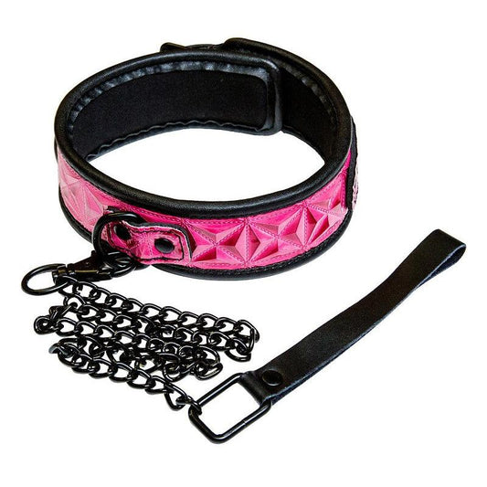 Bondage Conjunto De Collar Y Correa Sinful
