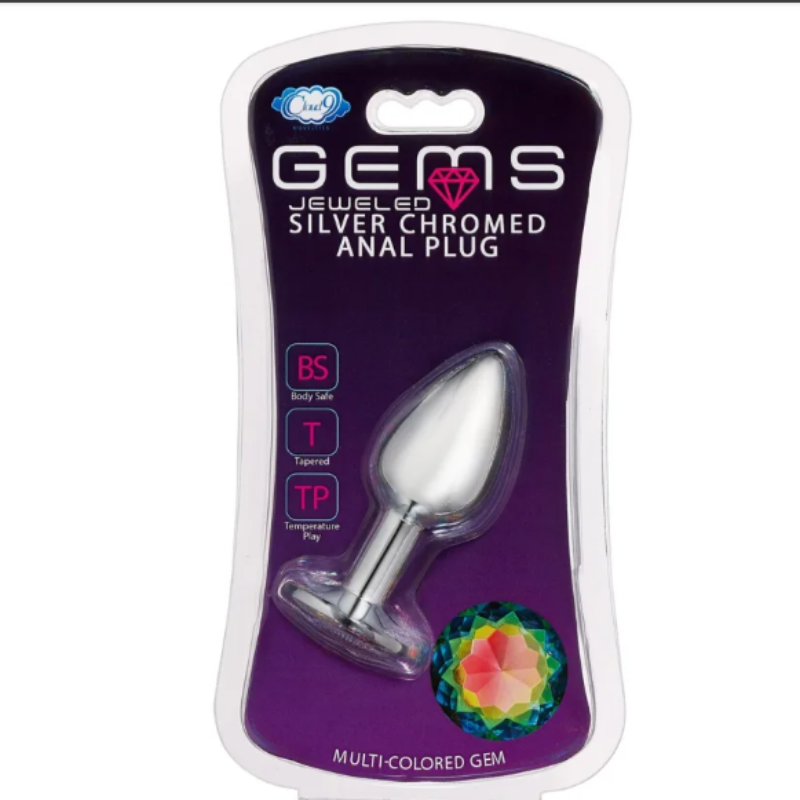 Tapón Anal Cromado Plateado Cloud 9 Novelties