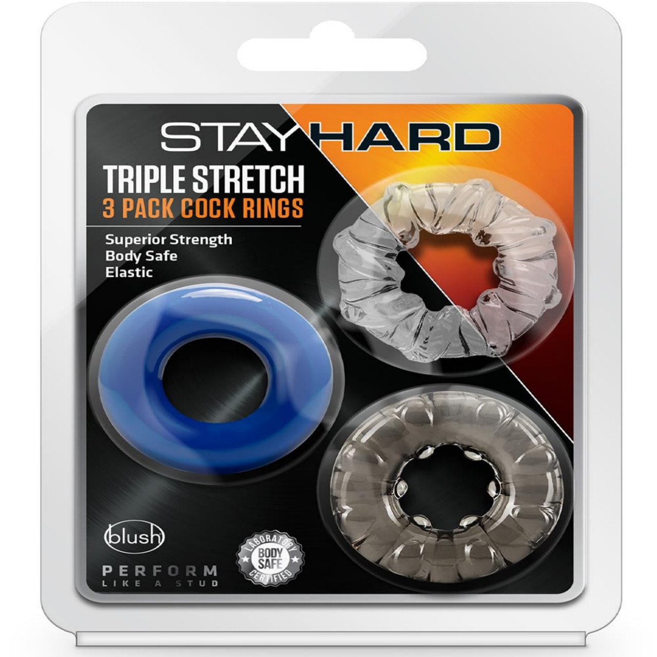 Set De Anillos Stay Hard Triple