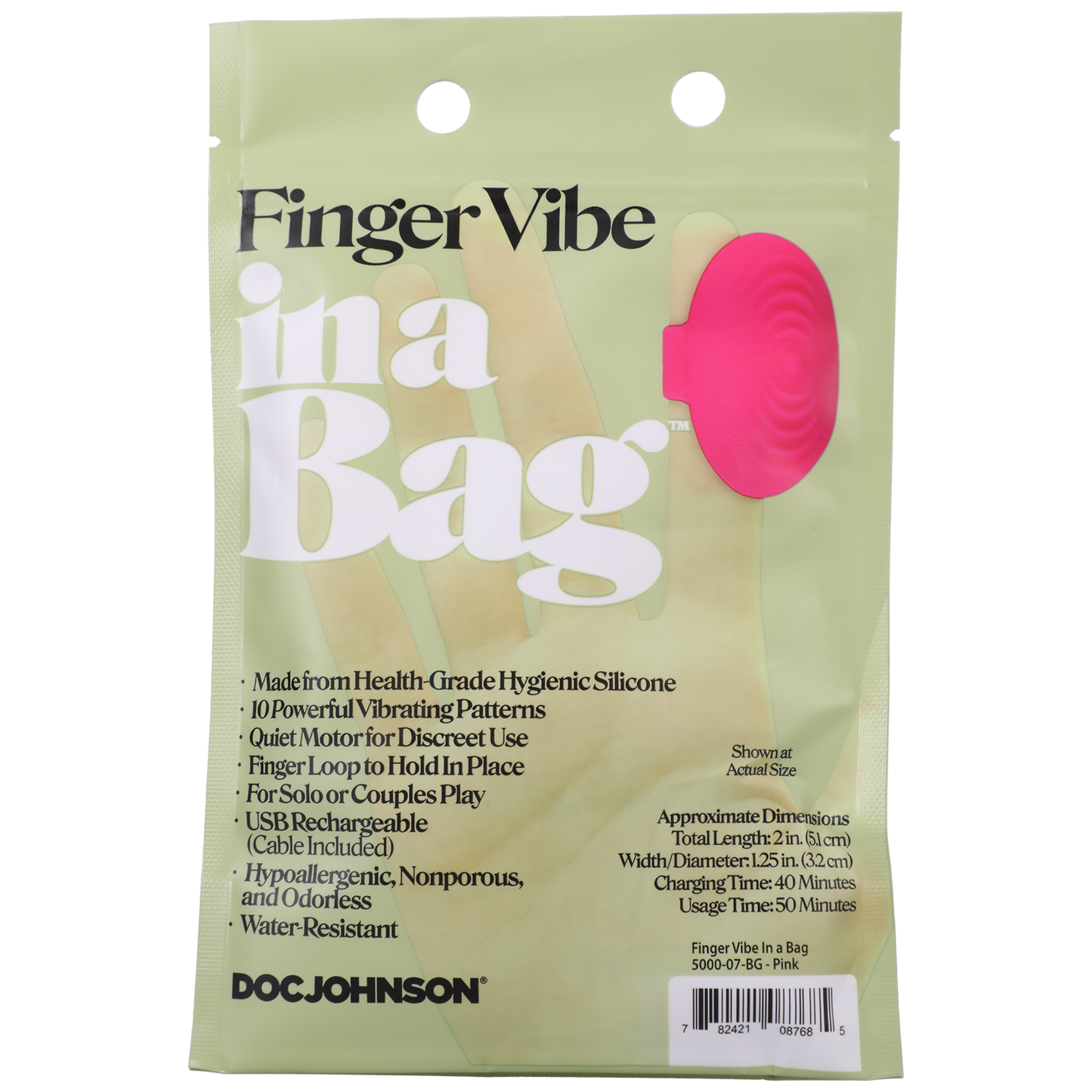 Finger Vibe In a Bag - Rosa