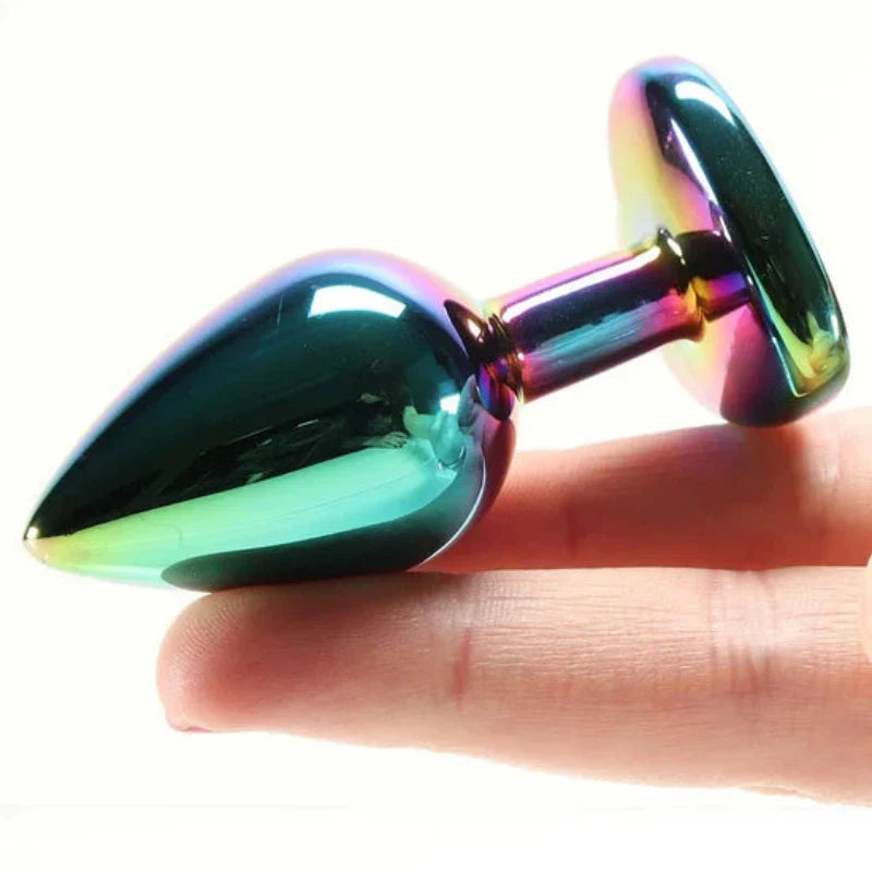 Entrenador Anal Pequeño Multicolor Blanco