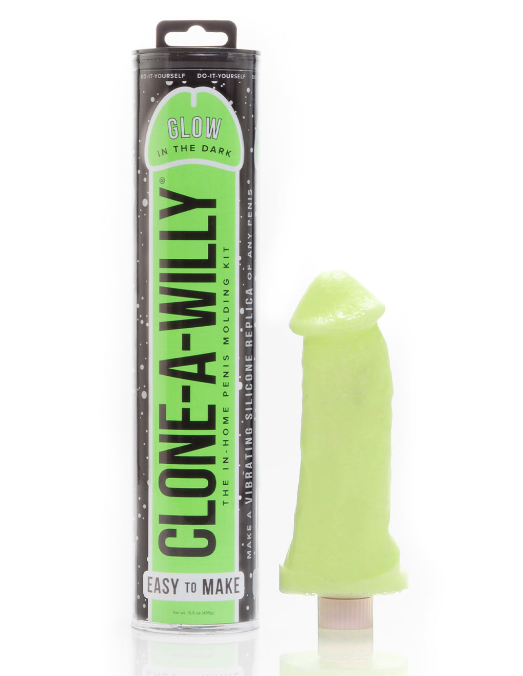 Clone A Willy Kit GLOW- Glow- Front Replica