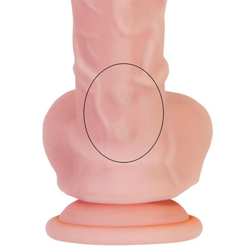 Vibrador Realista Dong Beige