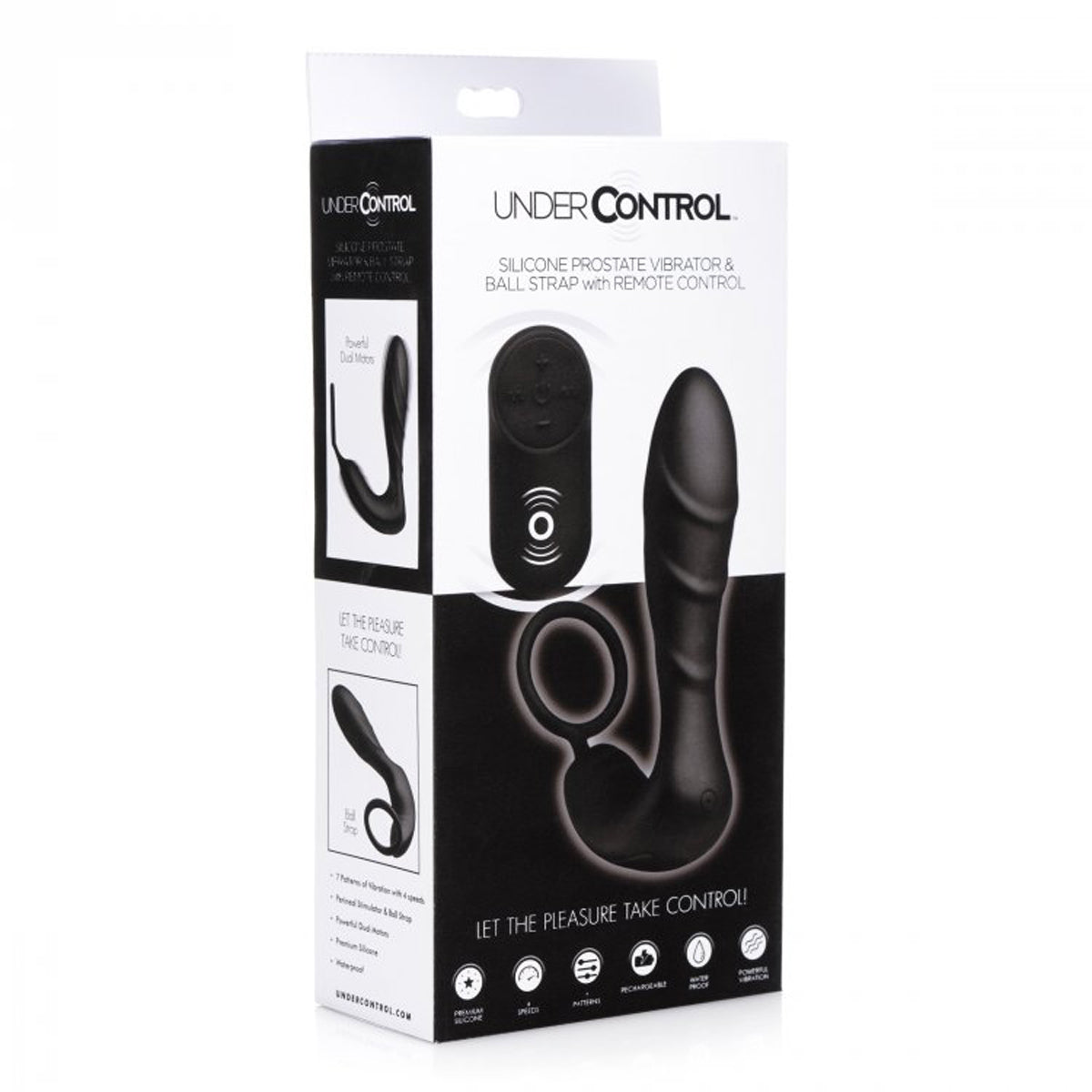 Vibrador Y Correa De Silicona Para Próstata Con Control Remoto