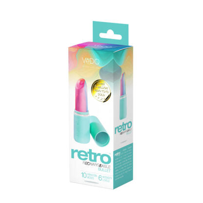 Vibrador Retro Lipstick Vedo Retro Rechargeable Bullet