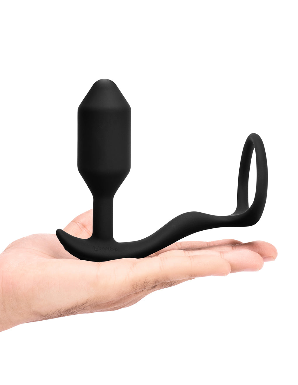 B-Vibe Vibrating Snug & Tug- Medium- On Hand