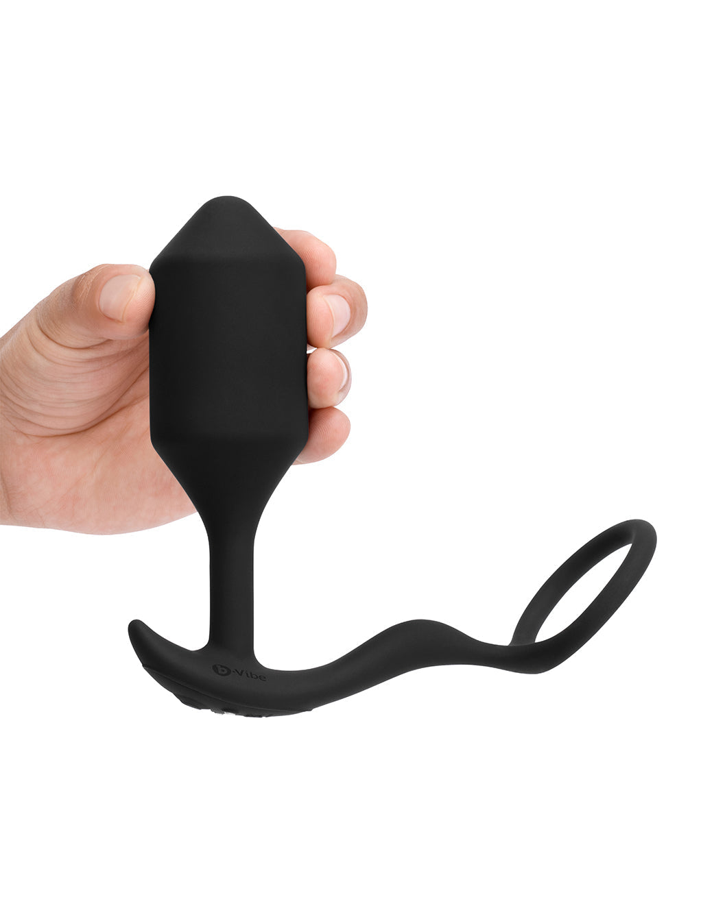 B-Vibe Vibrating Snug & Tug- XL- In hand