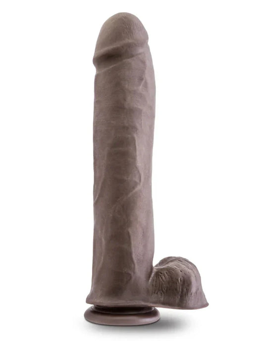 Consolador Big John 11.5" Chocolate