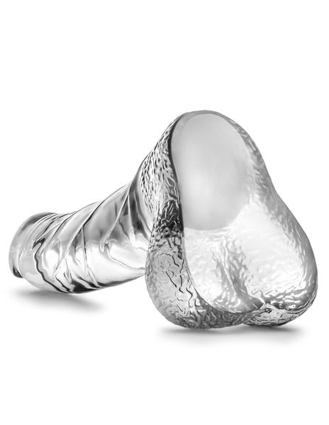 Naturally Yours Ding Dong Realistic Dildo- Clear- Bottom