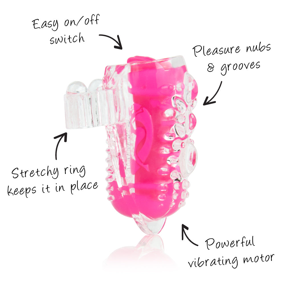Vibrador Portatil Para Lengua Colorpop Quickie Ling O Pink 1 Ct