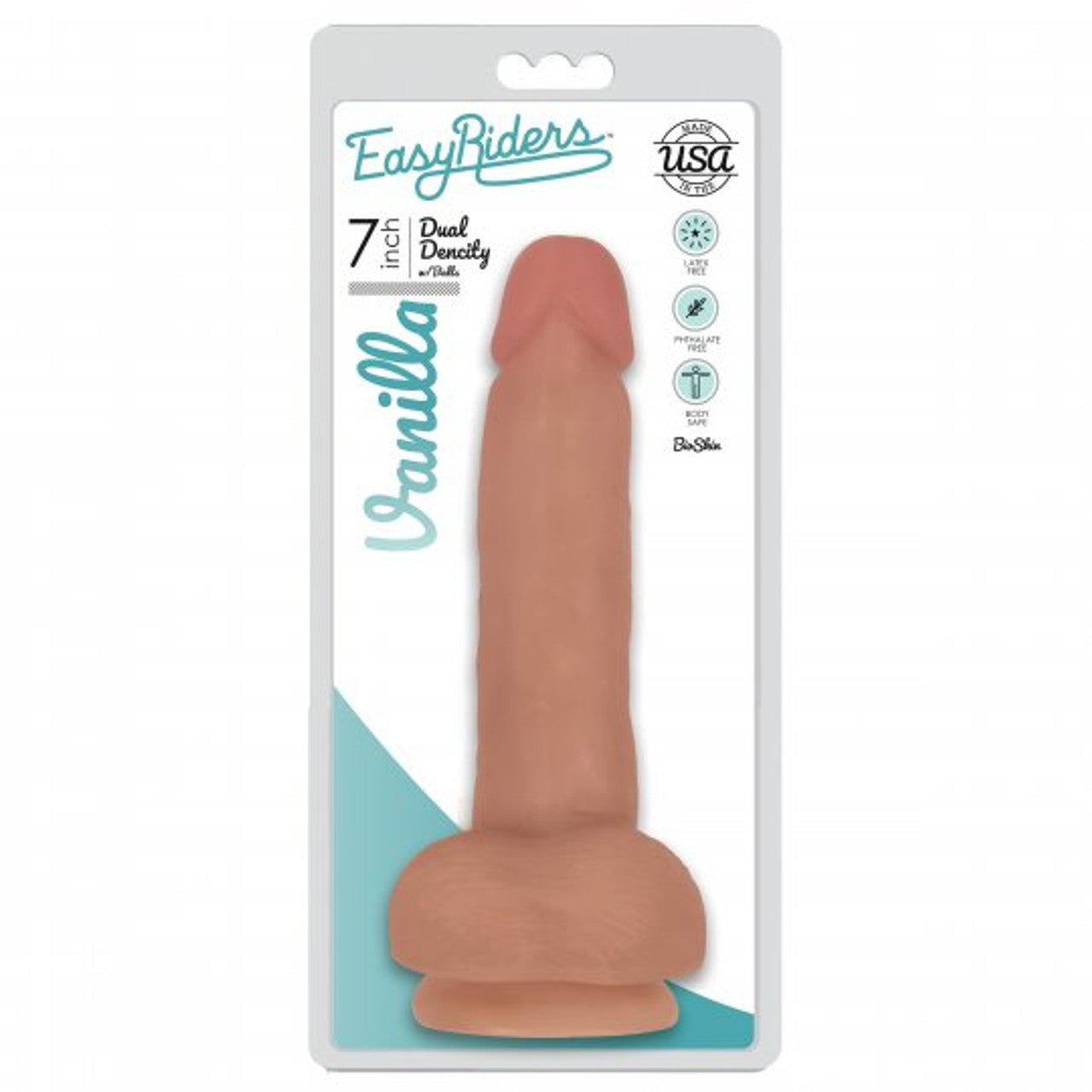 Easy Riders 7'' Slim Bioskin Dong With Balls